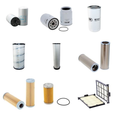 Filter Kit for Doosan DX170  with Doosan Engine Year 2012-