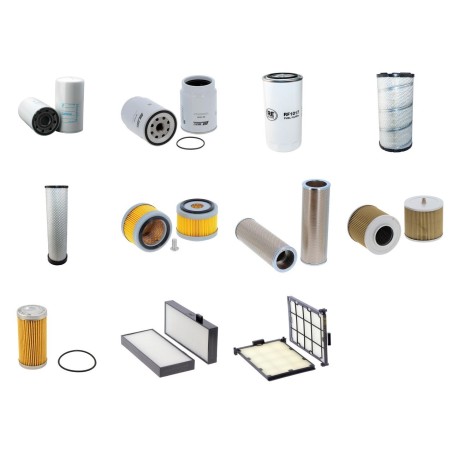 Filter Kit for Doosan DX140 LC/LCR/W  with Doosan DL06 Engine 2008-