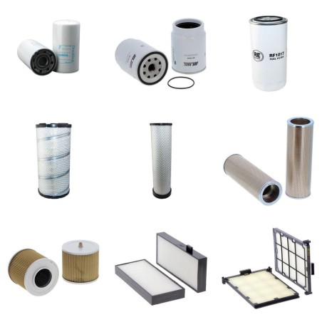 Filter Kit for Doosan DX255(N)LC  with Doosan DL 06 Engine Year 2007-