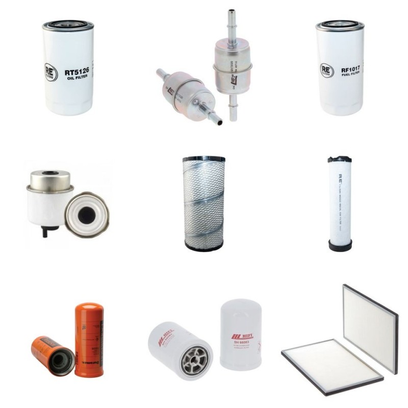 Filter kit for Case 590 ST with CNH Engine  YR 2012-