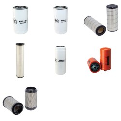 Case 721E Filter Service Kit with CNH Engine YR 2008-