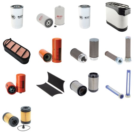 Filter kit for Case (Poclain) 721 F with CNH TIERIV Engine  YR 2011- TIER IV
