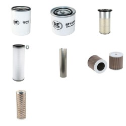 Hitachi EX100-3 Filter Service Kit with Isuzu 4BG1 Engine
