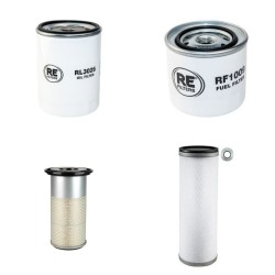 Filter Kit For Hitachi EX 100-3 Filter Service Kit Air Oil Fuel Filters with Isuzu 4BG1 Engine
