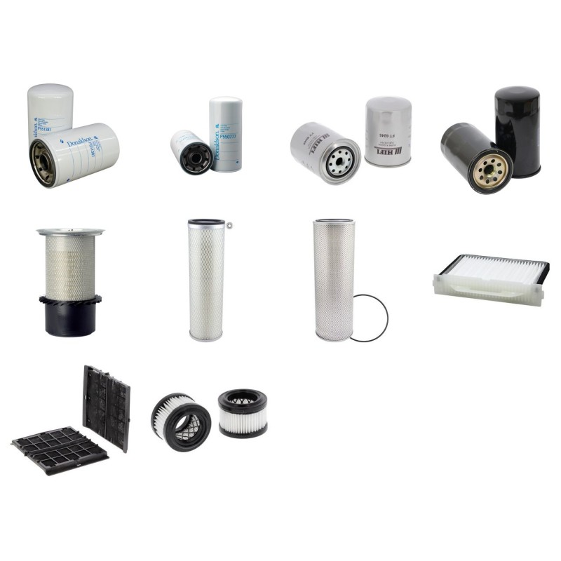 Filter Kit For Hitachi EX 215 Filter Service Kit with Isuzu Engine