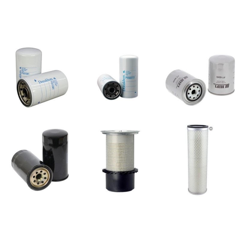 Filter Kit For Hitachi EX 215 Filter Service Kit Air Oil Fuel Filters with Isuzu Engine