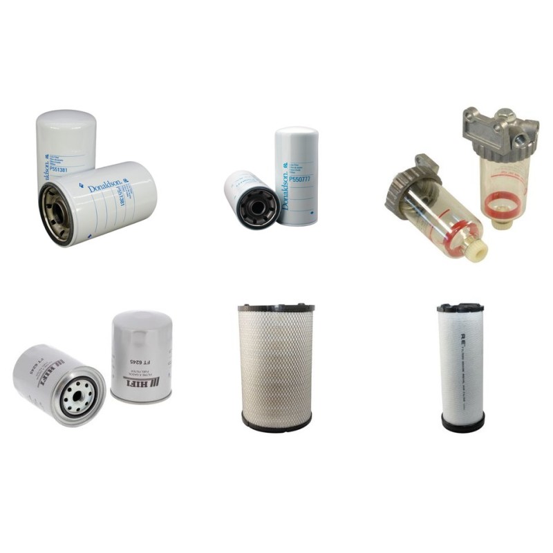 Filter Kit For Hitachi EX 255 Filter Service Kit with Isuzu 6BG1T Engine