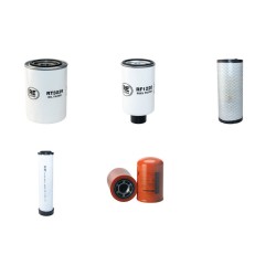 Filter kit for Case Poclain 85 XT with Case Engine