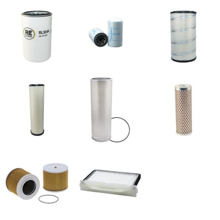 Filter Kit For Hitachi EX 355 Filter Service Kit with Isuzu 6Hk1 X0A01 Engine