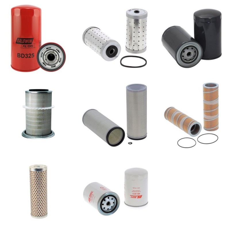 Filter Kit For Hitachi FH 270.3 Filter Service Kit with Fiat Engine