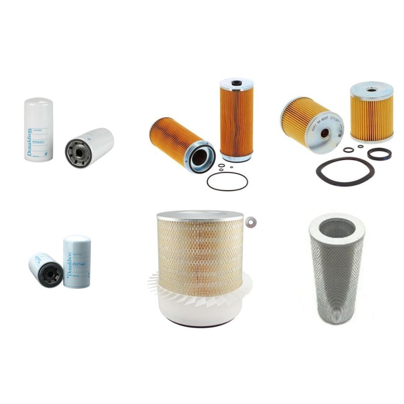 Filter Kit For Hitachi KH 300-3 Filter Service Kit with Hitachi 6RB1 Engine