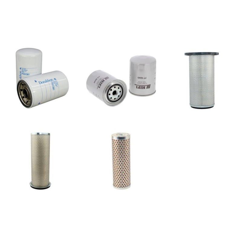 Filter Kit For Hitachi LX 80-1 Filter Service Kit with Isuzu 6Bd1 Engine