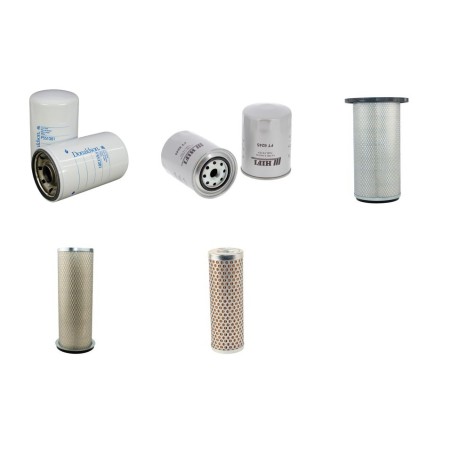Filter Kit For Hitachi LX 80-1 Filter Service Kit with Isuzu 6Bd1 Engine