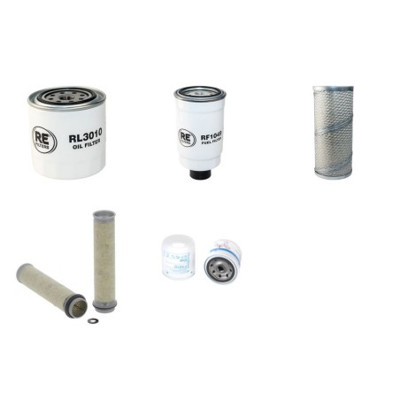 Filter kit for Case Poclain 840 S with Case Engine