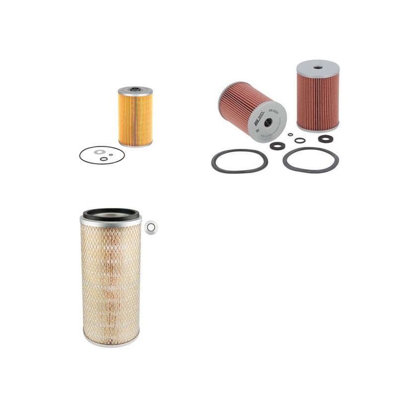 Filter Kit For Hitachi UH 073 Filter Service Kit Air Oil Fuel Filters with HINO Engine