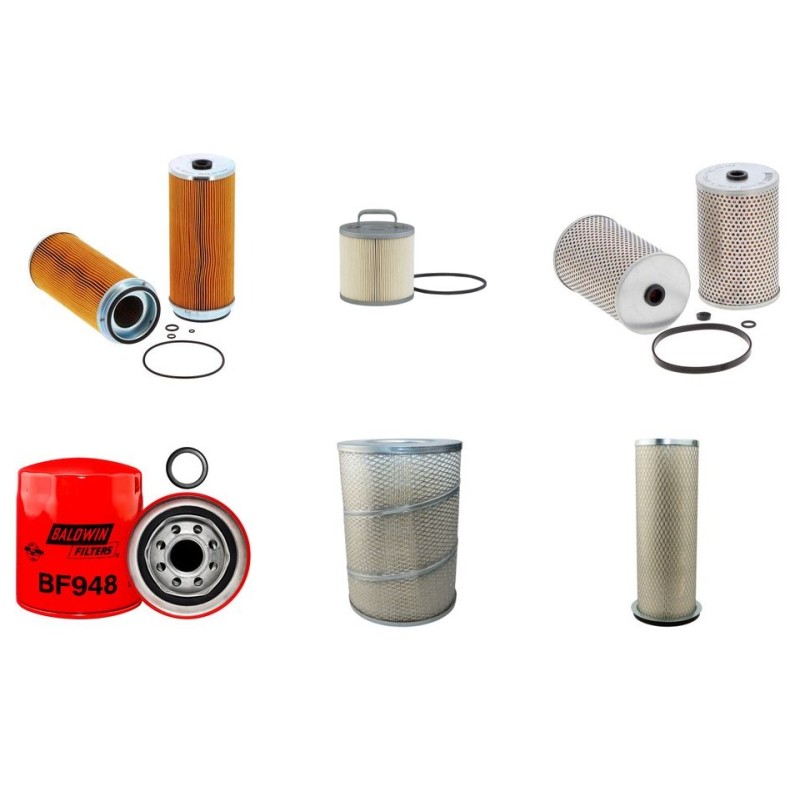 Filter Kit For Hitachi UH 121 Filter Service Kit with Isuzu E120 Engine