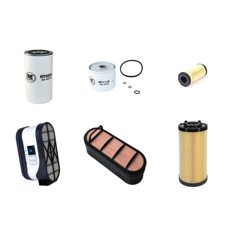 Filter Kit for Finlay Terex 683 Supertrak with Cat Engine