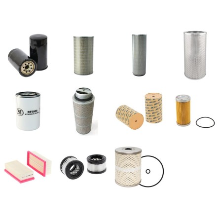 Filter kit for Case (Poclain) 9033 with Mitsubishi 6D24TE1 Engine   230 CH