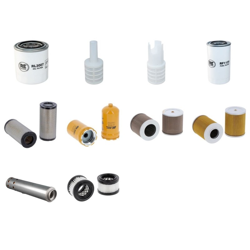Filter Kit For Hitachi ZX 70-5G Filter Service Kit with Yanmar 4Tnv98 Engine