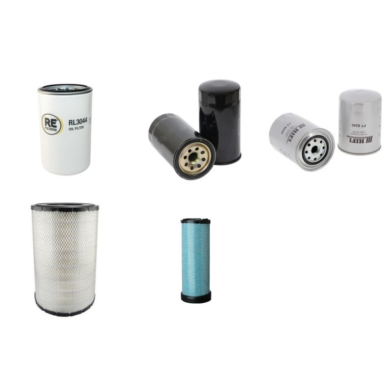 Filter Kit For Hitachi ZX 240-5G Filter Service Kit Air Oil Fuel Filters with Isuzu 6BG1-TRA13 Engine