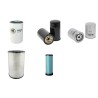 Filter Kit For Hitachi ZX 240-5G Filter Service Kit Air Oil Fuel Filters with Isuzu 6BG1-TRA13 Engine