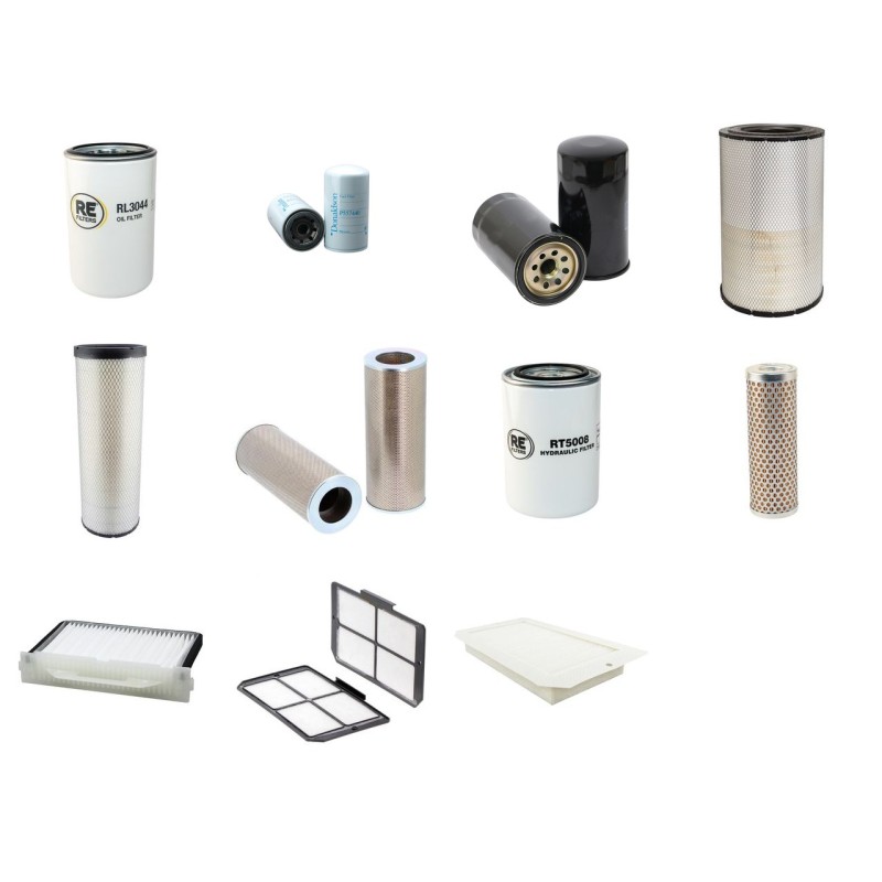 Filter Kit For Hitachi ZX 600 Filter Service Kit with Isuzu 6WG1 Engine