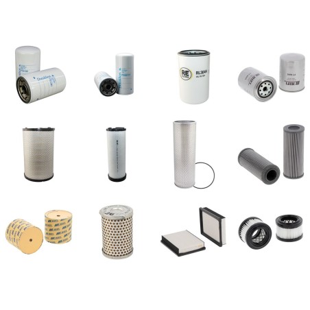 Filter kit for Case (Poclain) CX 290 with Isuzu CC6BG1T Engine  YR 2002- 191 CH