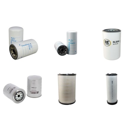 Filter kit for Case (Poclain) CX 290 Air Oil Fuel Filters with Isuzu CC6BG1T Engine  YR 2002- 191 CH