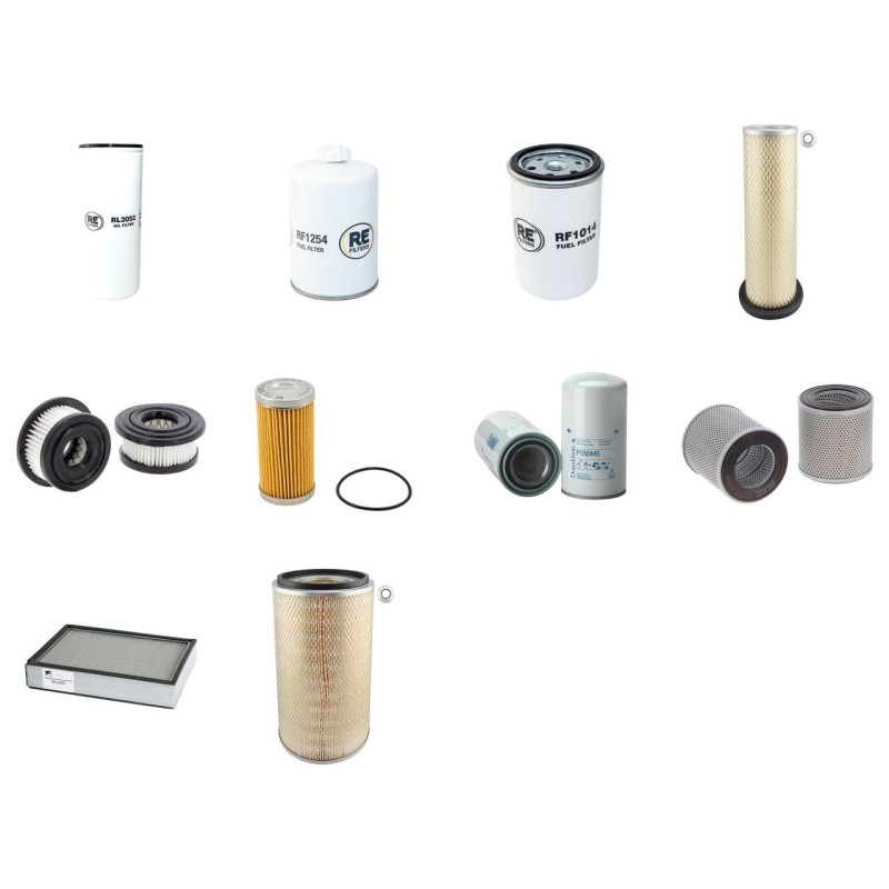 Filter Kit for Hyundai HL750 with Cummins 6BT5.9 Engine YR -2003