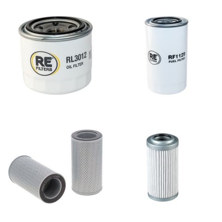 Filter Kit for Hyundai R35Z-7A with Yanmar 3Tnv88 Engine 2008-