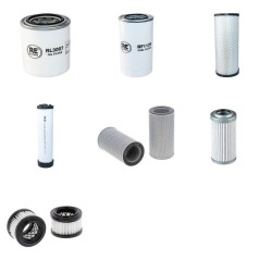 Hyundai R55W-7A Filter Service Kit with Yanmar 4TNV98 Engine
