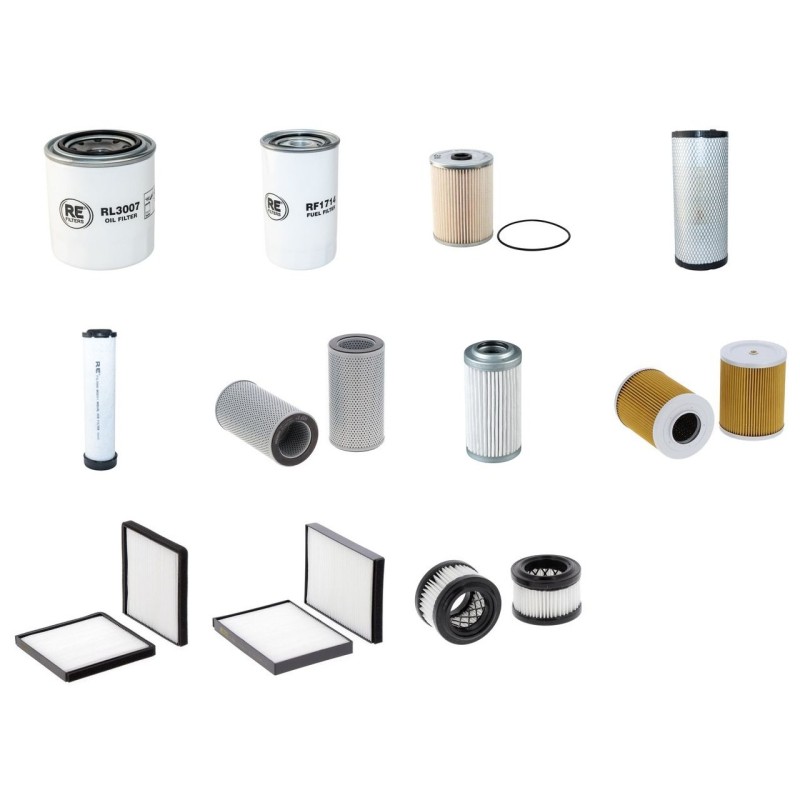 Filter Kit for Hyundai R 55-9A with Yanmar 4TNV98C Engine