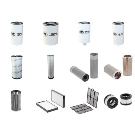 Filter Kit for Hyundai R170W-9 with Cummins Qsb 6.7 Engine 2010-