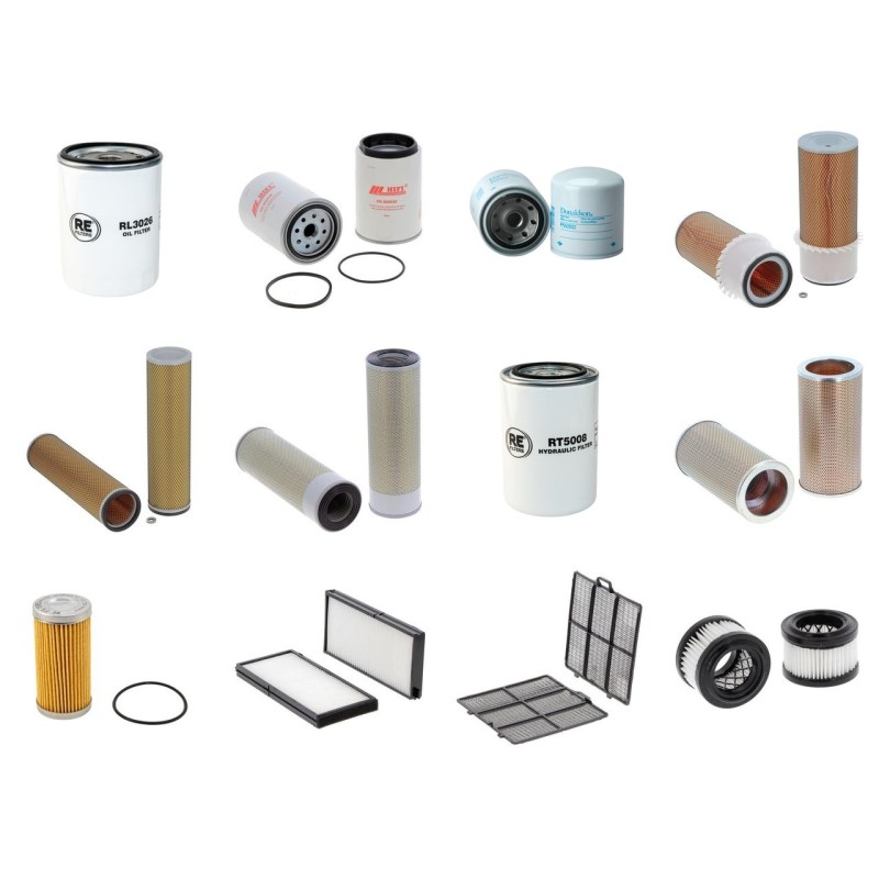 Filter Kit for Hyundai R160LC LCD-7 with Mitsubishi S6S-Dt Engine 2004 - 2007