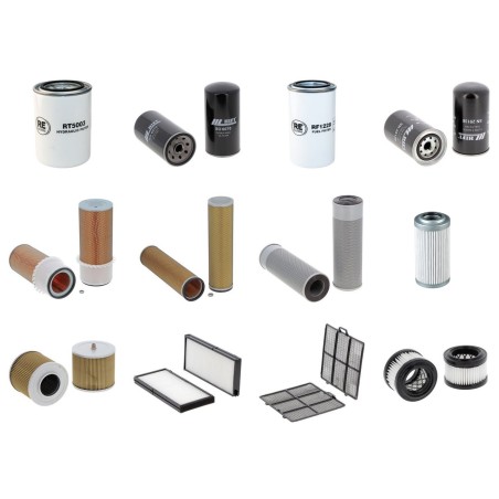 Filter Kit for Hyundai R160LC-7A with Mitsubishi D04Fg-Taa Engine 2007-