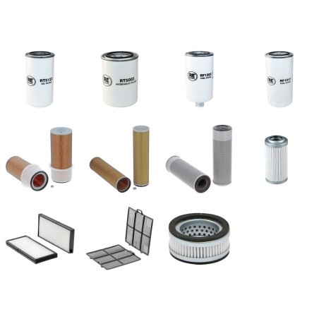 Filter Kit for Hyundai R250LC-7A with Cummins Qsb6.7 Engine 2007-