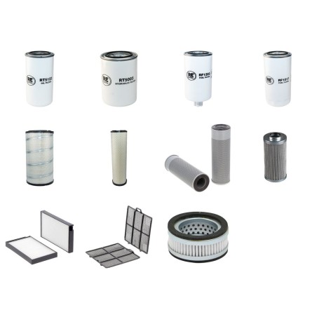 Filter Kit for Hyundai R290LC-9 with Cummins Qsb6.7 Engine 2010-
