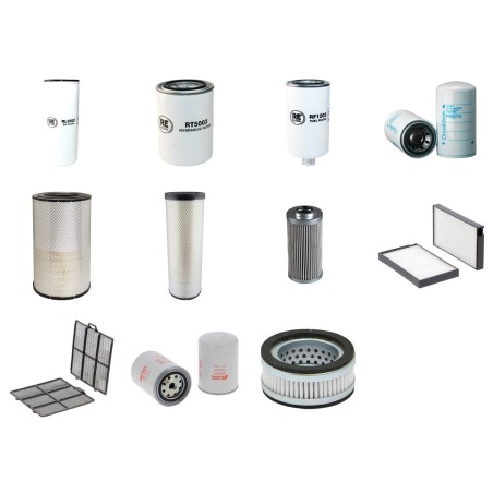 Filter Kit for Hyundai R380LC-9 with Cummins Qsl Engine 2010-