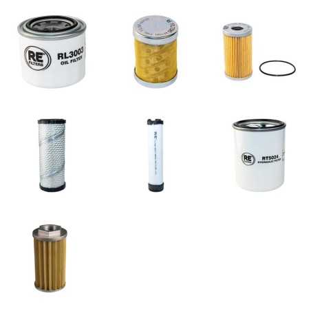 IHI 25NX Filter Service Kit - double air