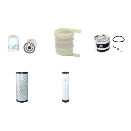 Filter Kit for JCB Robot 160 with Perkins Engine Air, Oil, Fuel Filters