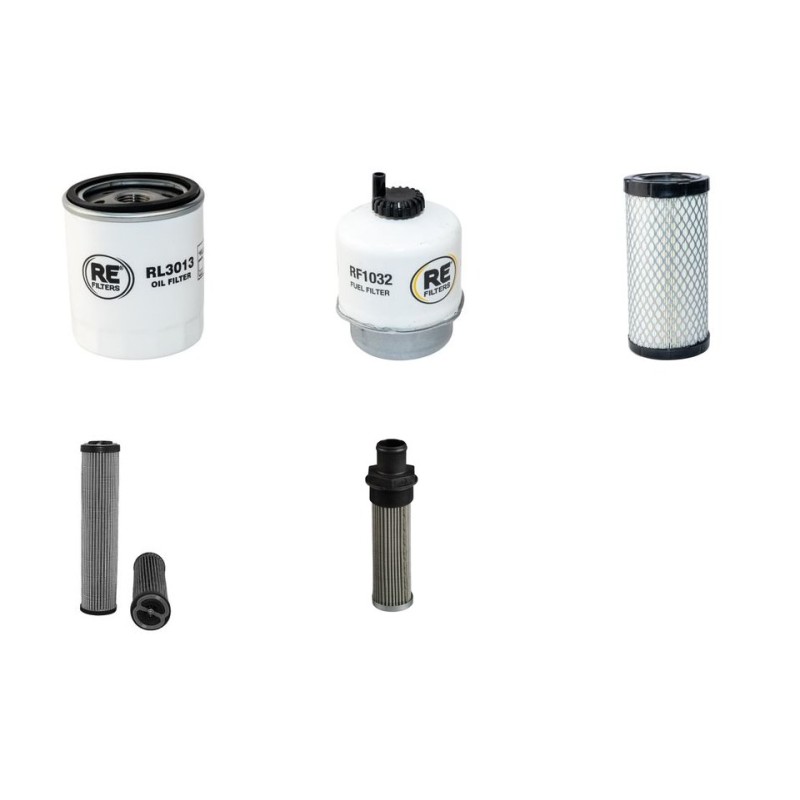 JCB 8018 Filter Service Kit w/Perkins 403C11 Eng.