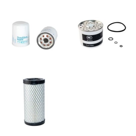 Filter Kit for JCB 8015 Air Oil Fuel Filters with Perkins 103.10 Engine Year 2000-