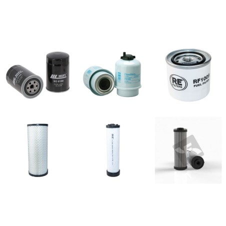 Filter Kit for JCB 8055(RTS) with Isuzu 4LE Engine
