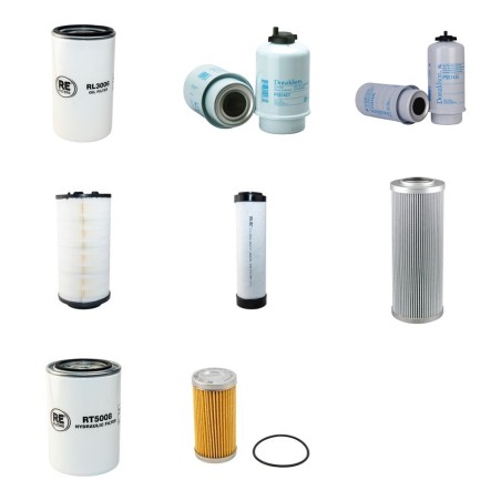 Filter Kit for JCB JS210 with Isuzu Bb-6Bgit Tier Ii Engine 2003-