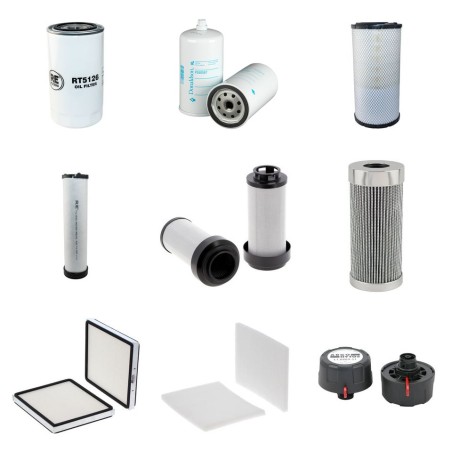 Filter kit for Case (Poclain) WX 165 with CNH Engine  YR 2005-