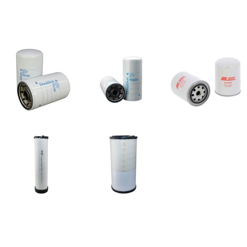 Filter Kit for JCB JS260LC Air Oil Fuel Filters with Isuzu GBDIT Engine