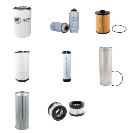 Filter Kit for JCB JS260 Tier3 (LC/NLC/SC/XD) with Isuzu 4Hk1X Engine