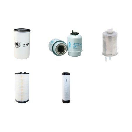 Filter Kit for JCB VM115, VM115, VM132, VM146 with JCB 444 Dieselmax Engine