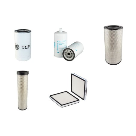 Filter kit for Case (Poclain) WX 210 with CNH Engine  YR 2004-