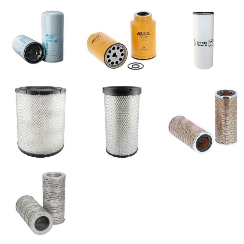 Filter kit suitable for CAT 120H with CAT Engine Serial No CAF008-